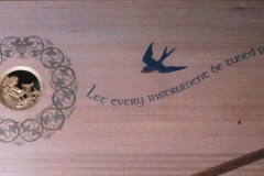 Harpsichord  (soundboard) First Presbyterian Church, Charlotte, NC