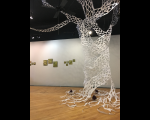 Craobh Mòr, paper and wire, 2017